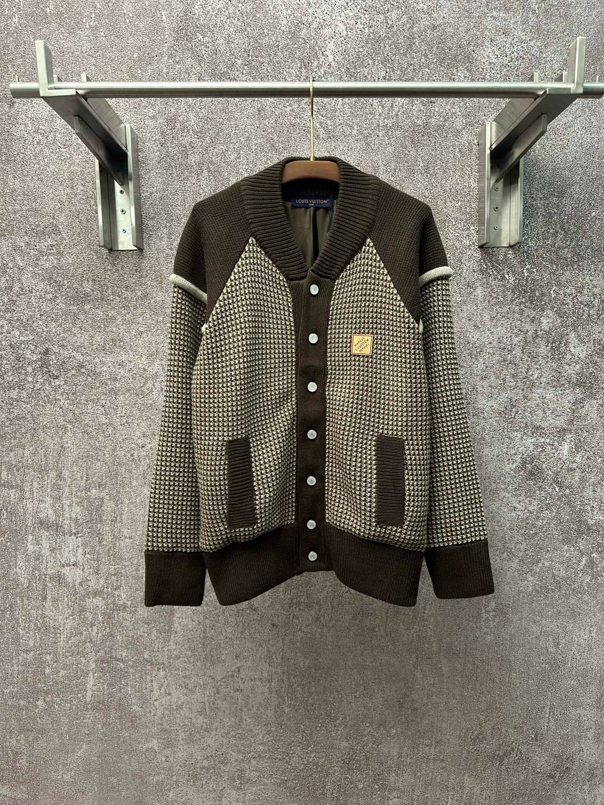 Grey brown Jacket - FashionHype.xyz