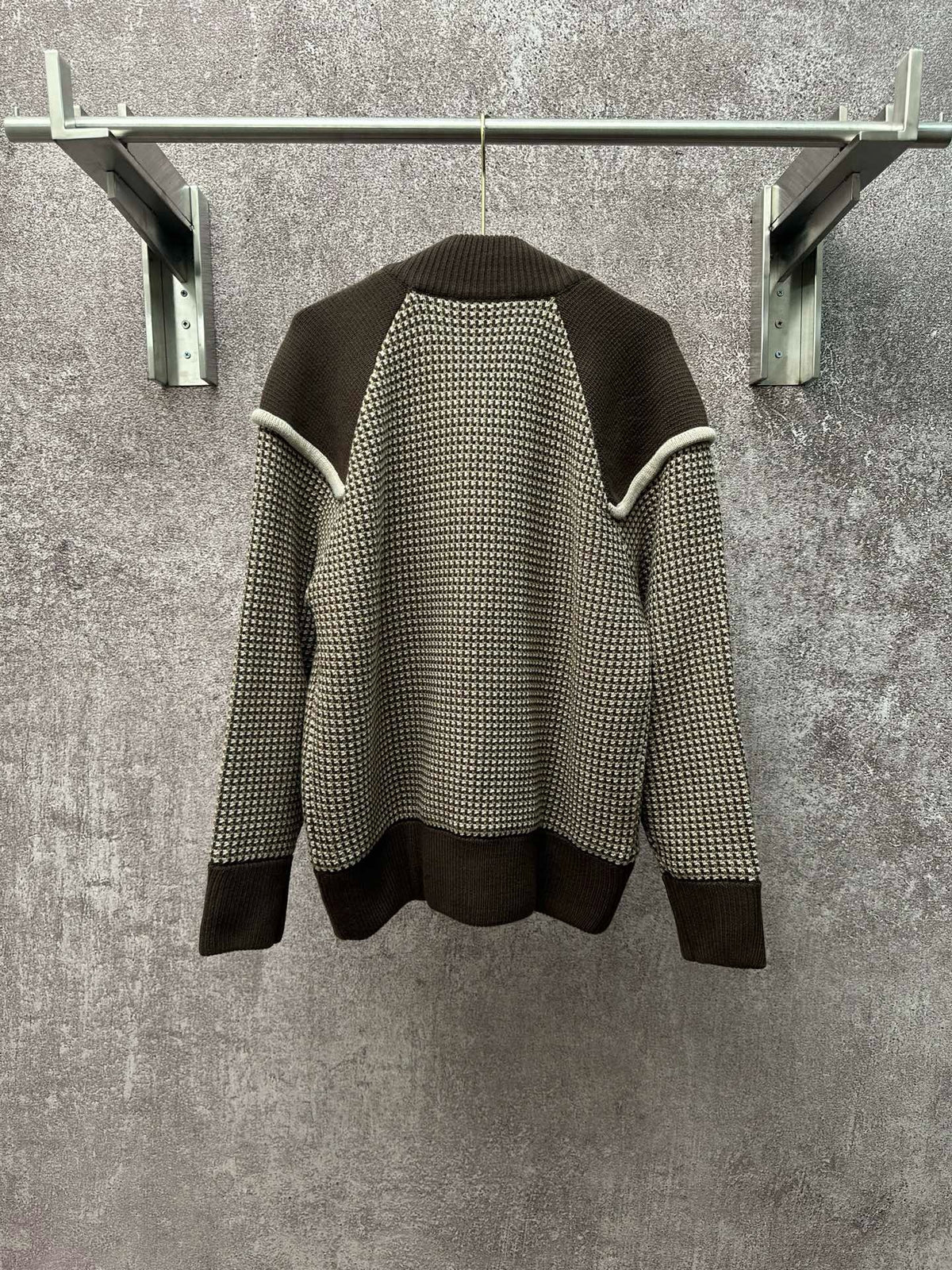Grey brown Jacket - FashionHype.xyz