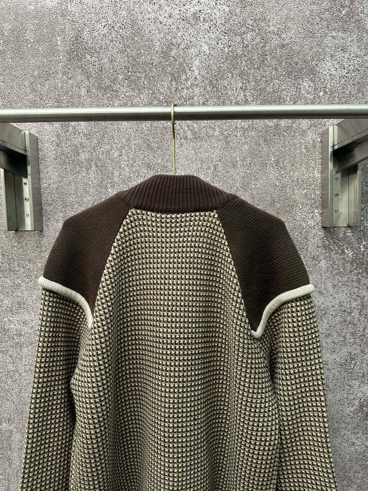 Grey brown Jacket - FashionHype.xyz