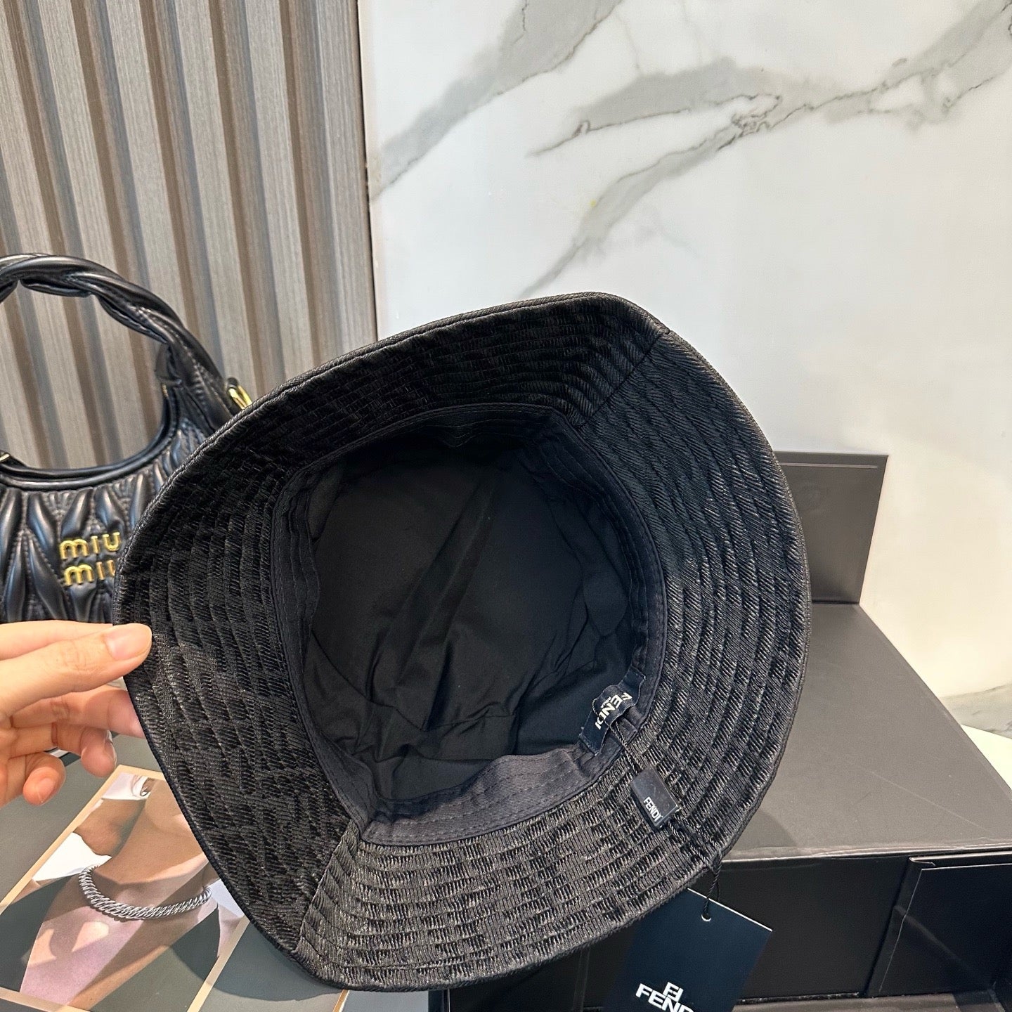 Black and Orange Hat - FashionHype.xyz