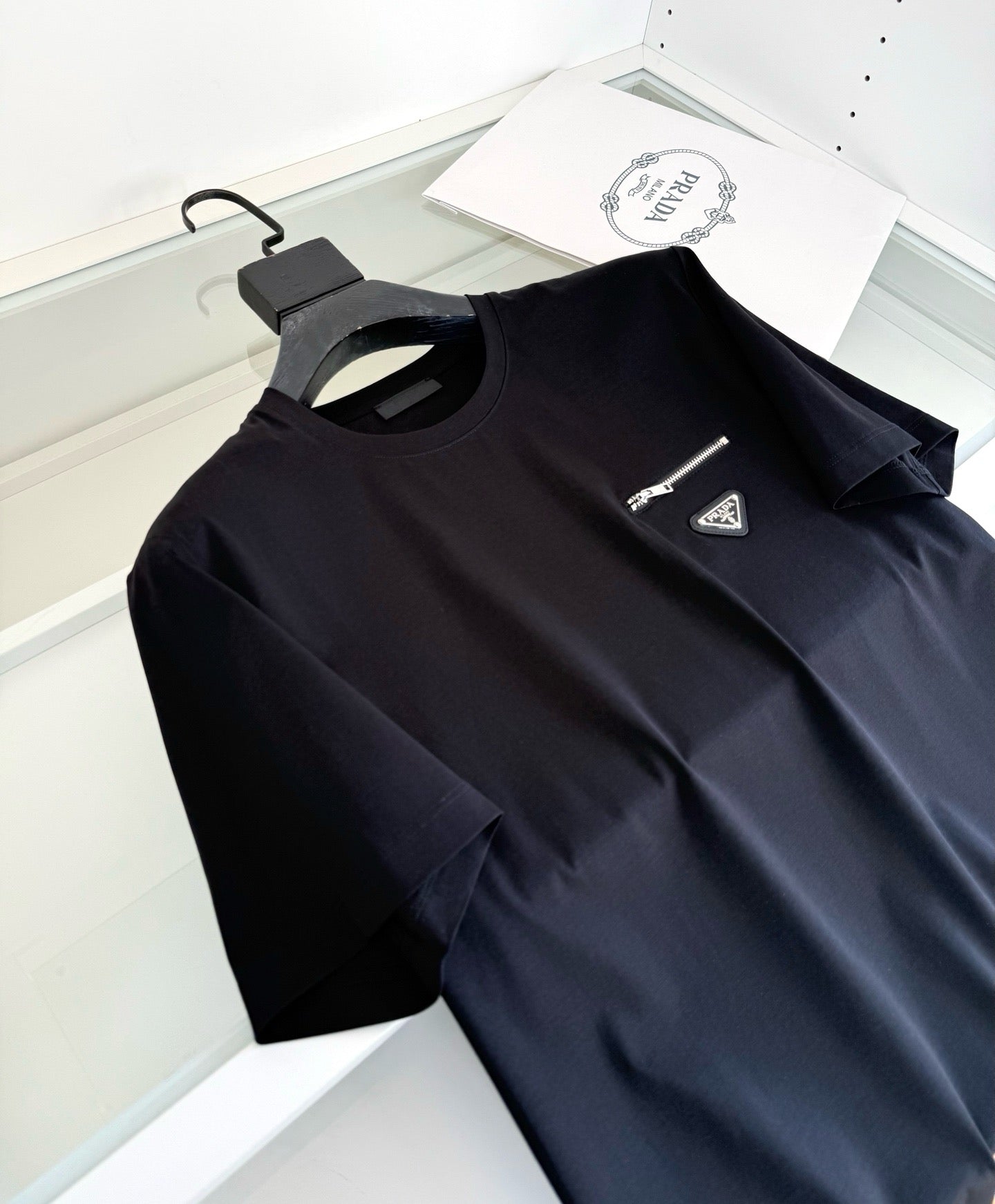 White and Black T-Shirt - FashionHype.xyz