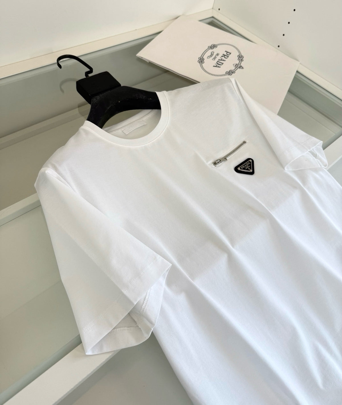 White and Black T-Shirt - FashionHype.xyz