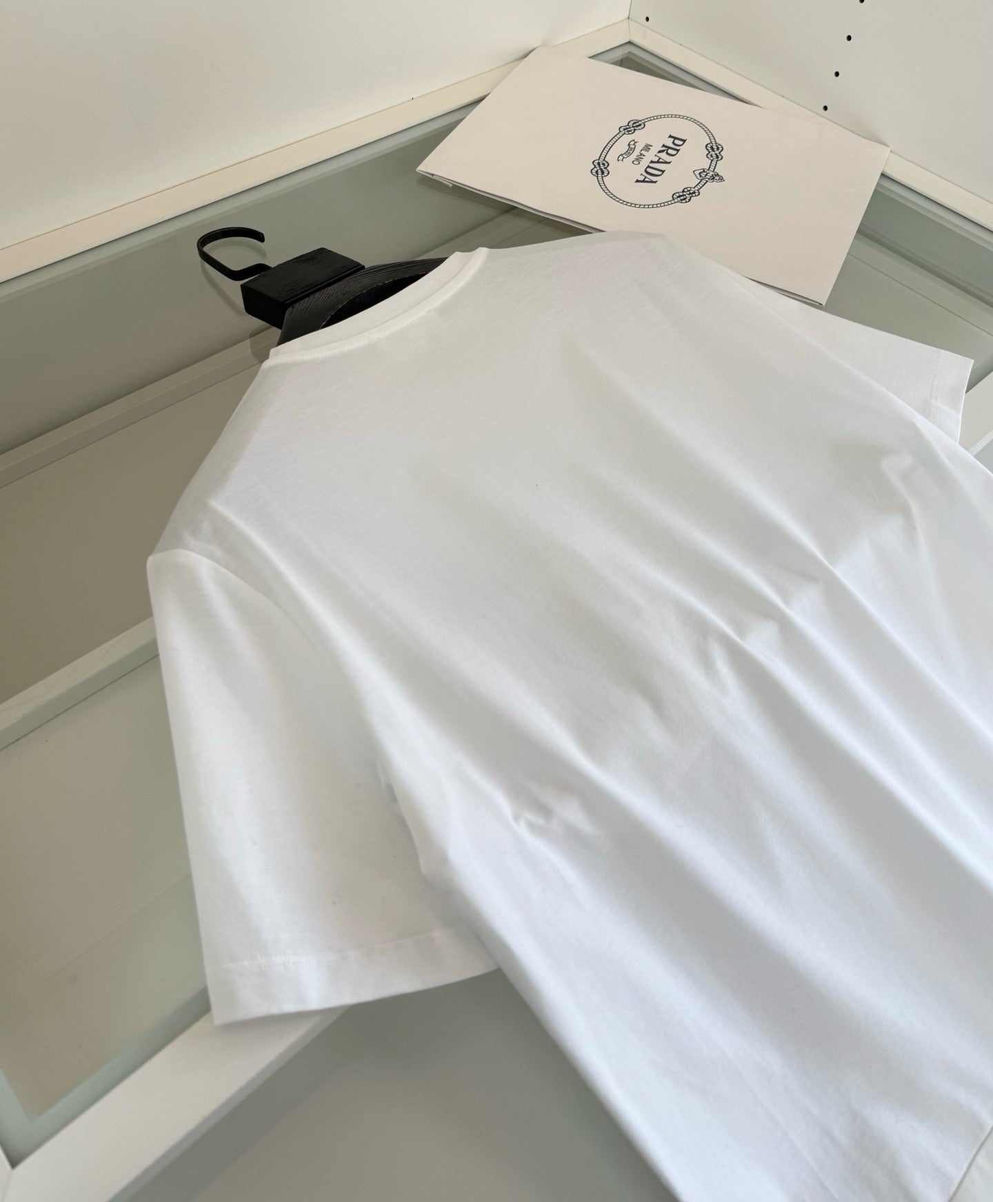 White and Black T-Shirt - FashionHype.xyz