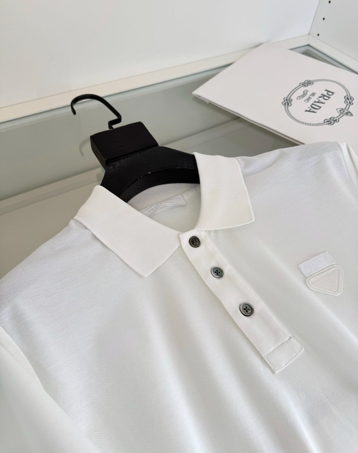 Black, White and Blue Polo - FashionHype.xyz