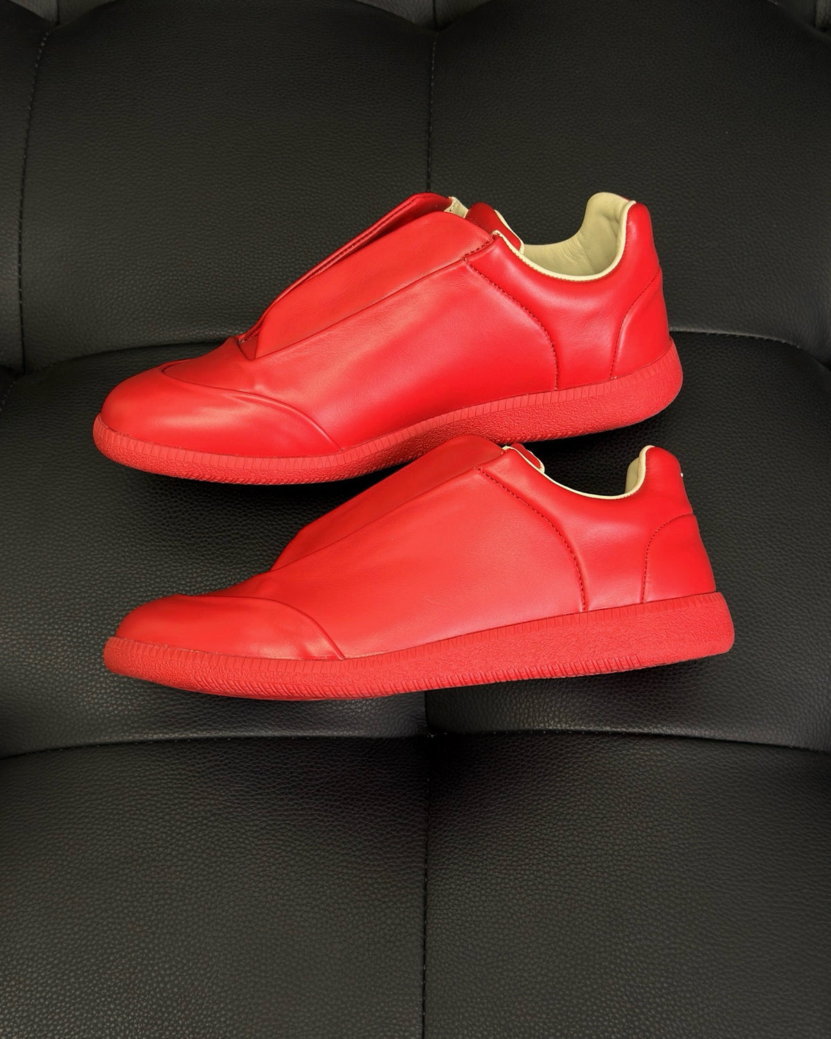 Black, White and Red Shoes
