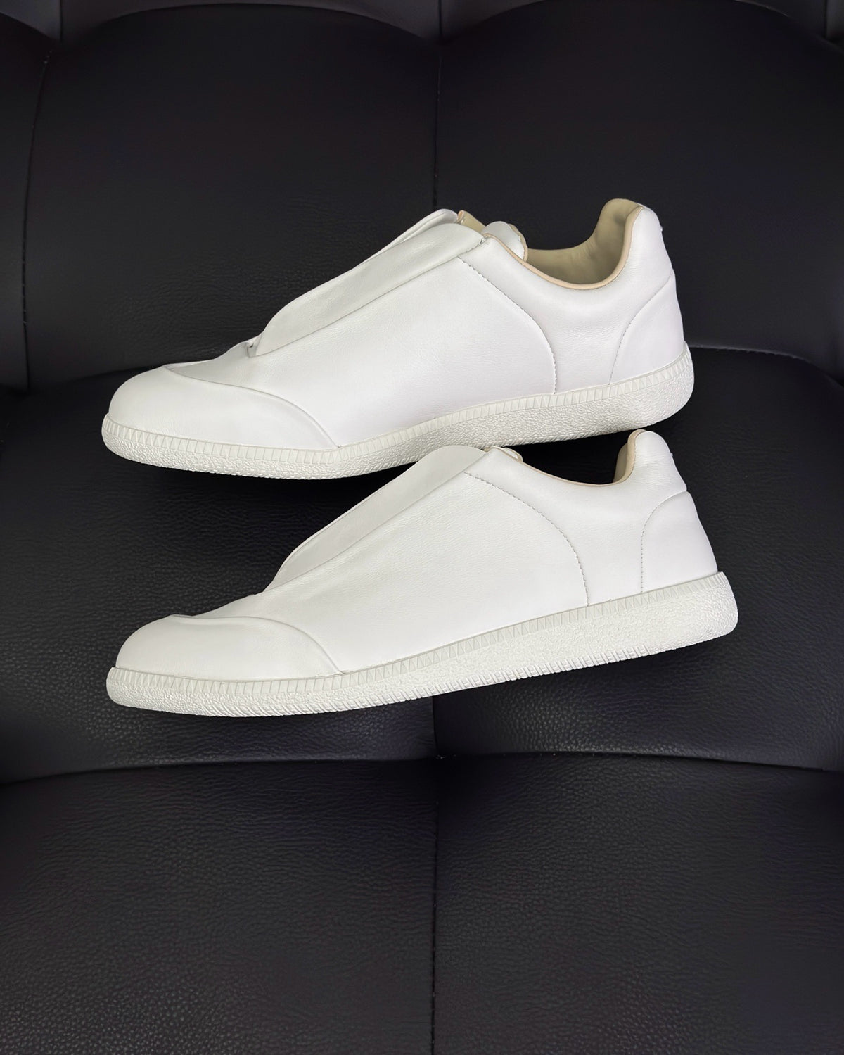 Black, White and Red Shoes