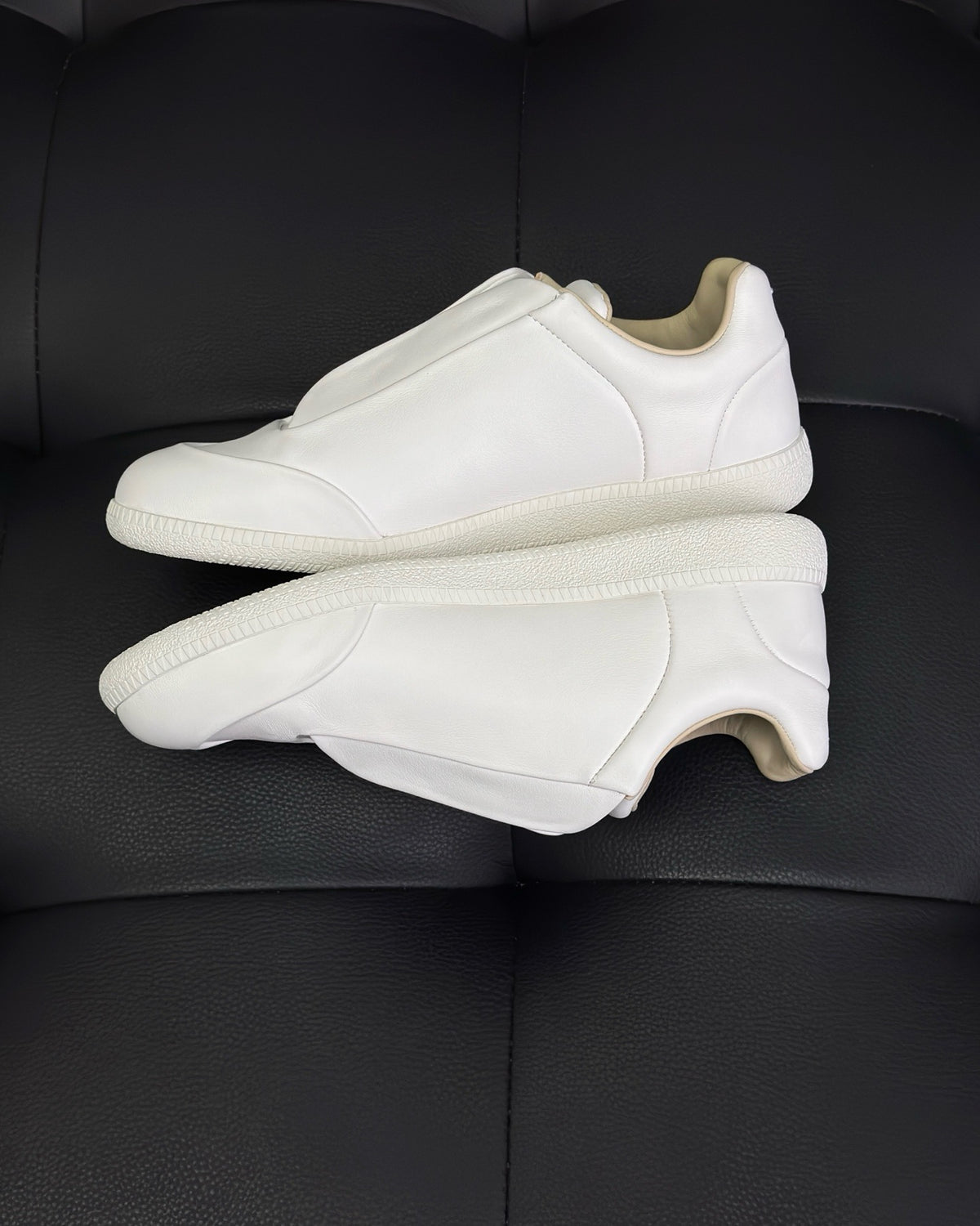 Black, White and Red Shoes