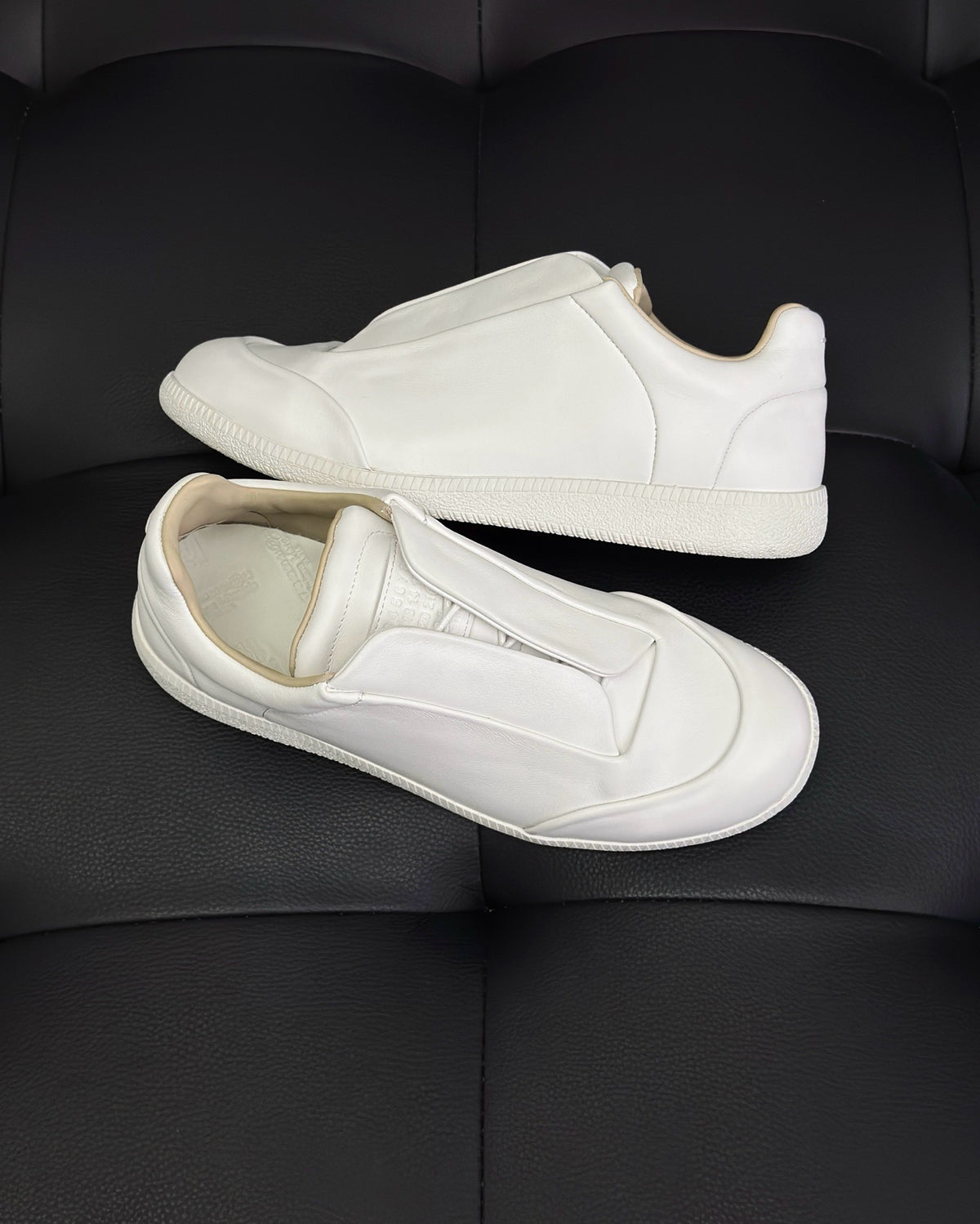 Black, White and Red Shoes