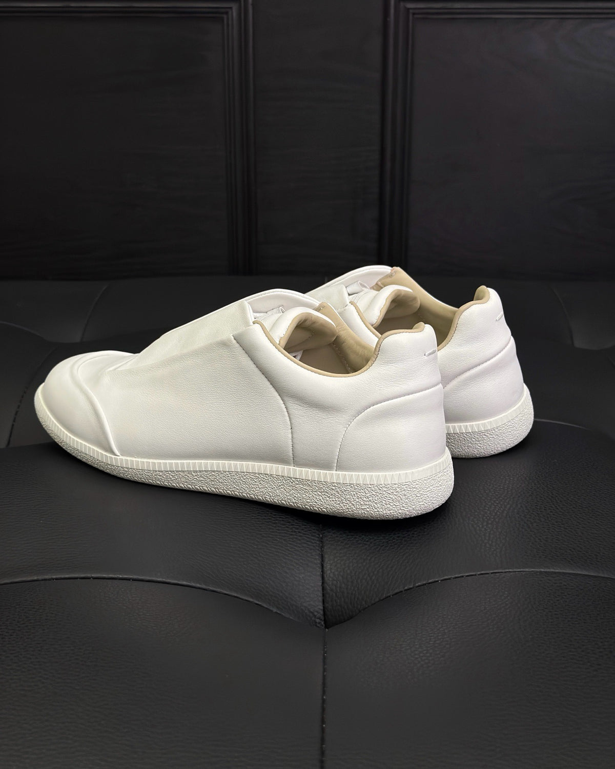 Black, White and Red Shoes