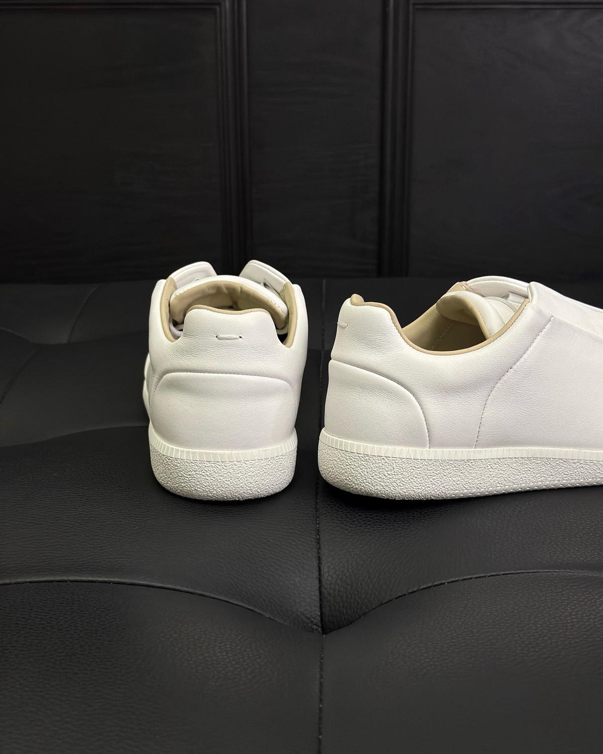 Black, White and Red Shoes