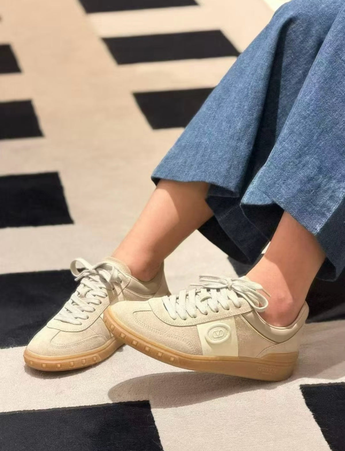 Grey brown Shoes