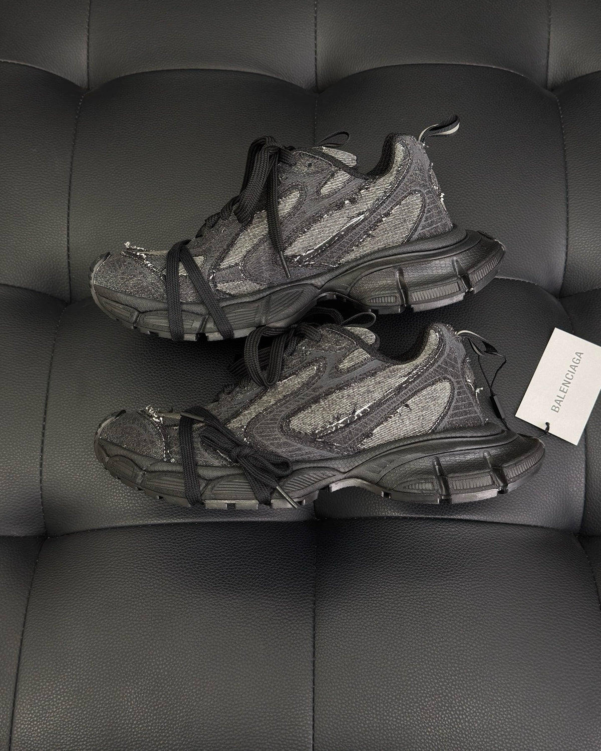 Black grey Shoes