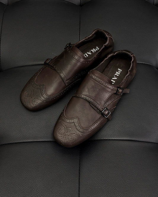 Dark brown and Black Shoes