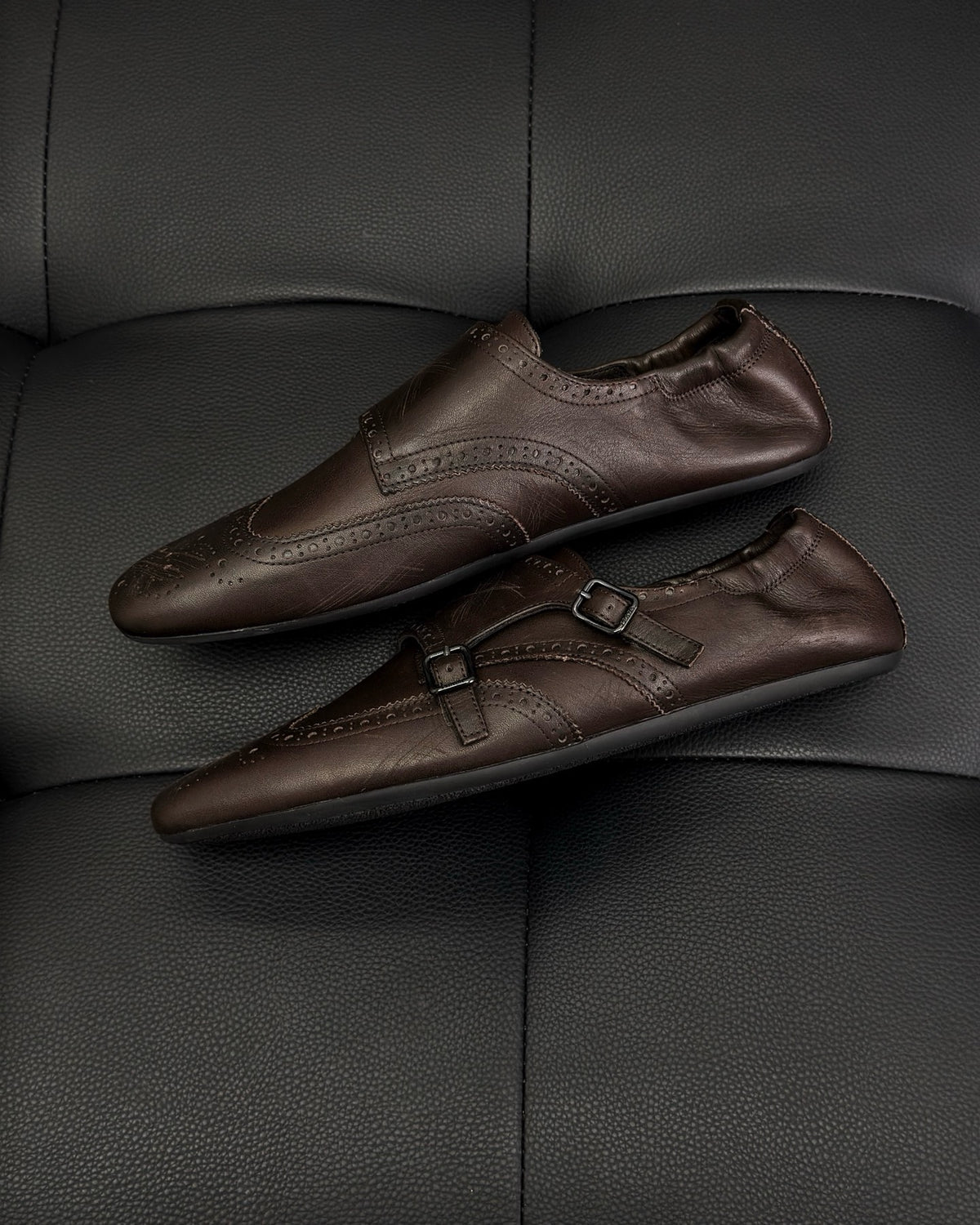 Dark brown and Black Shoes