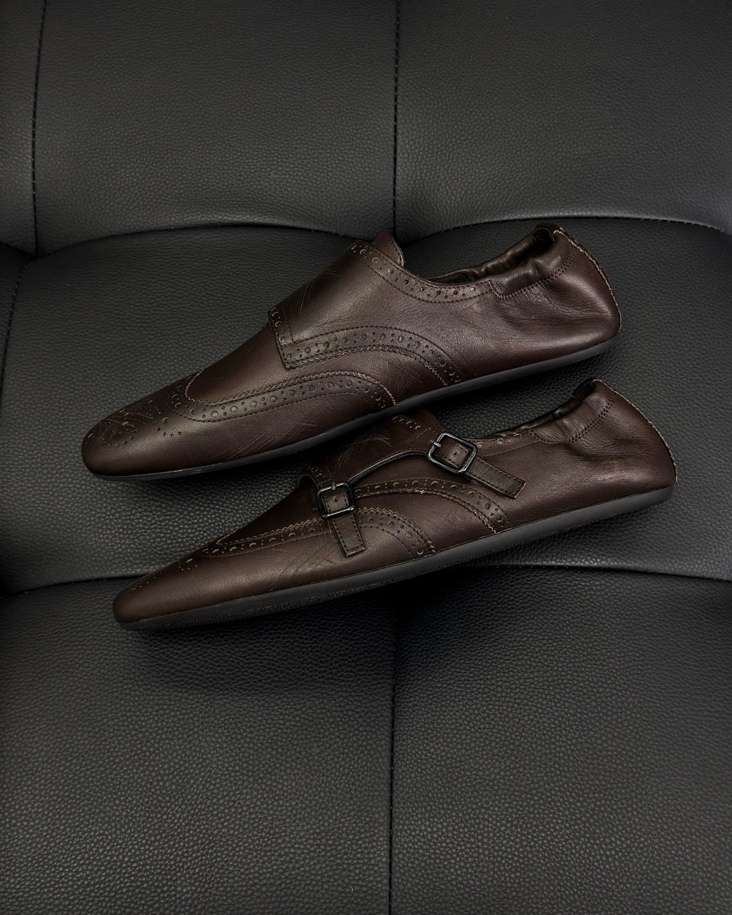 Brown and Black Shoes