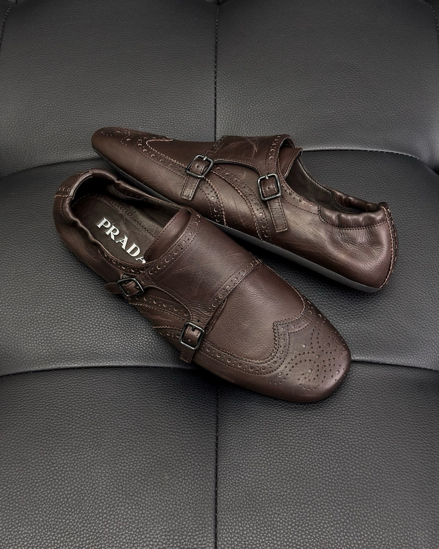 Brown and Black Shoes