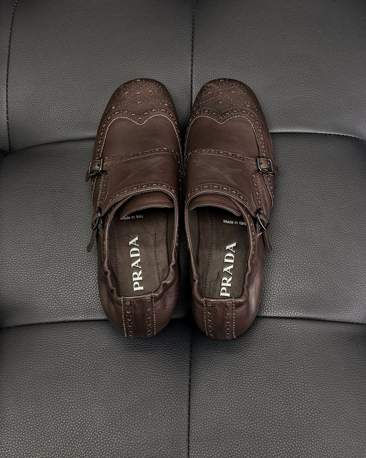 Brown and Black Shoes