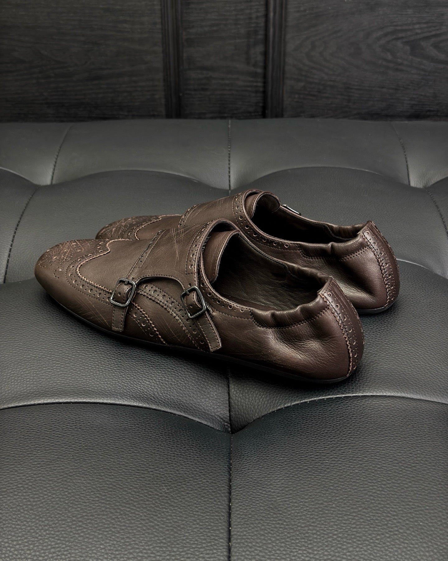 Dark brown and Black Shoes