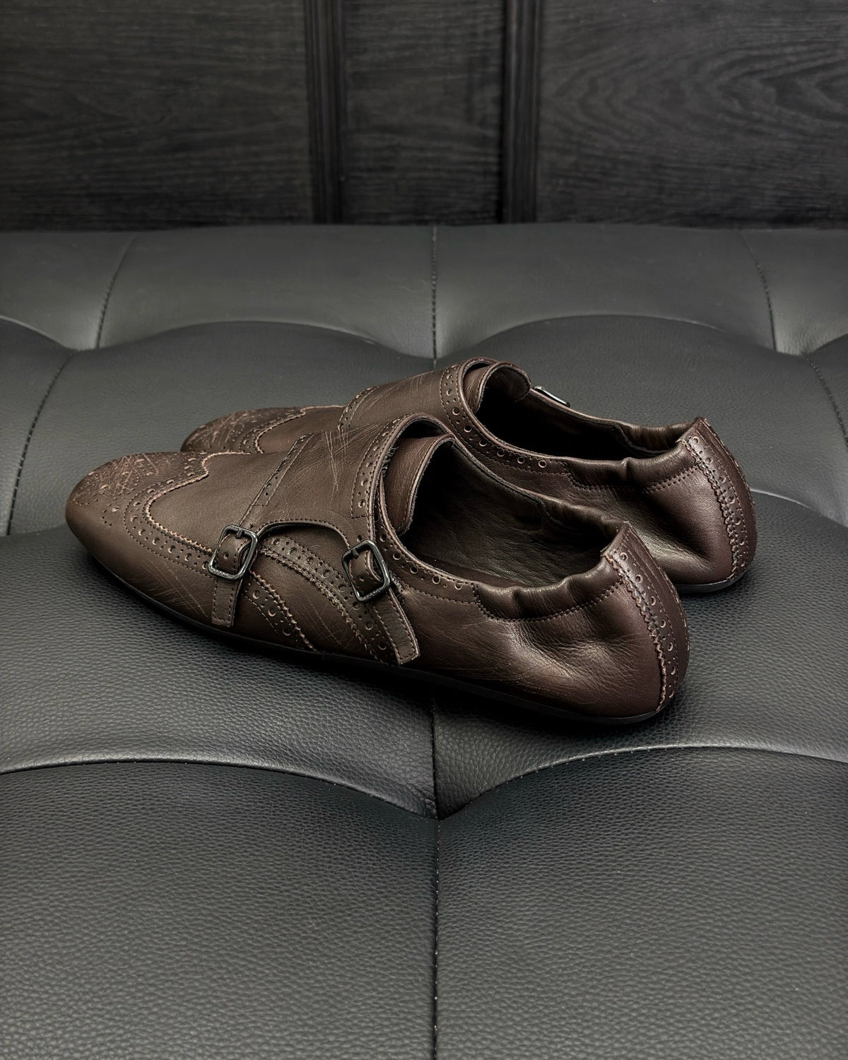 Dark brown and Black Shoes