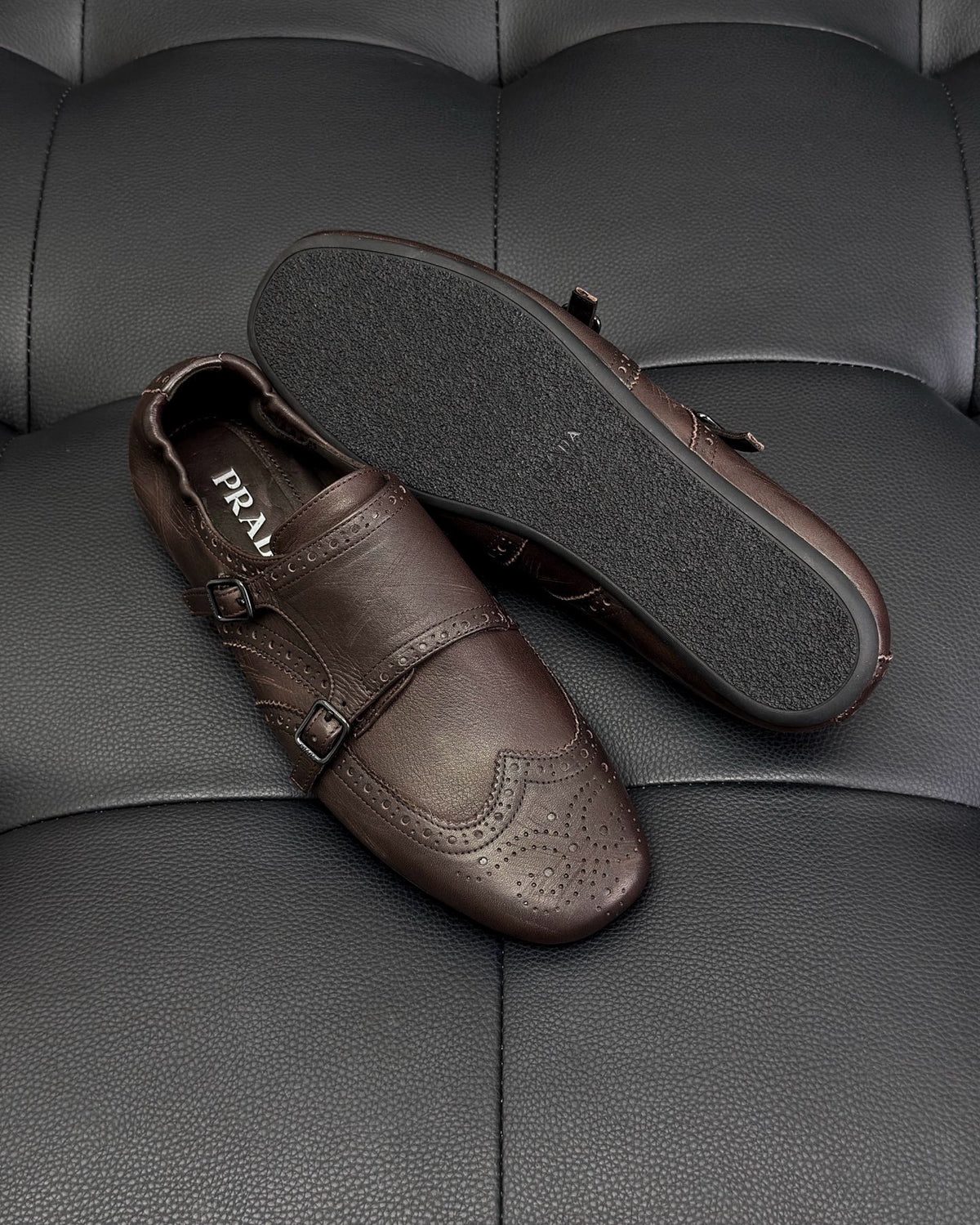 Dark brown and Black Shoes