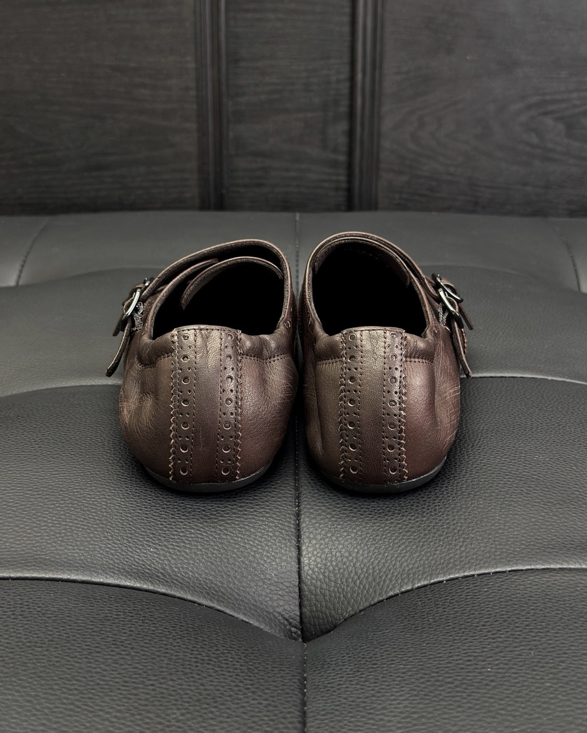 Dark brown and Black Shoes