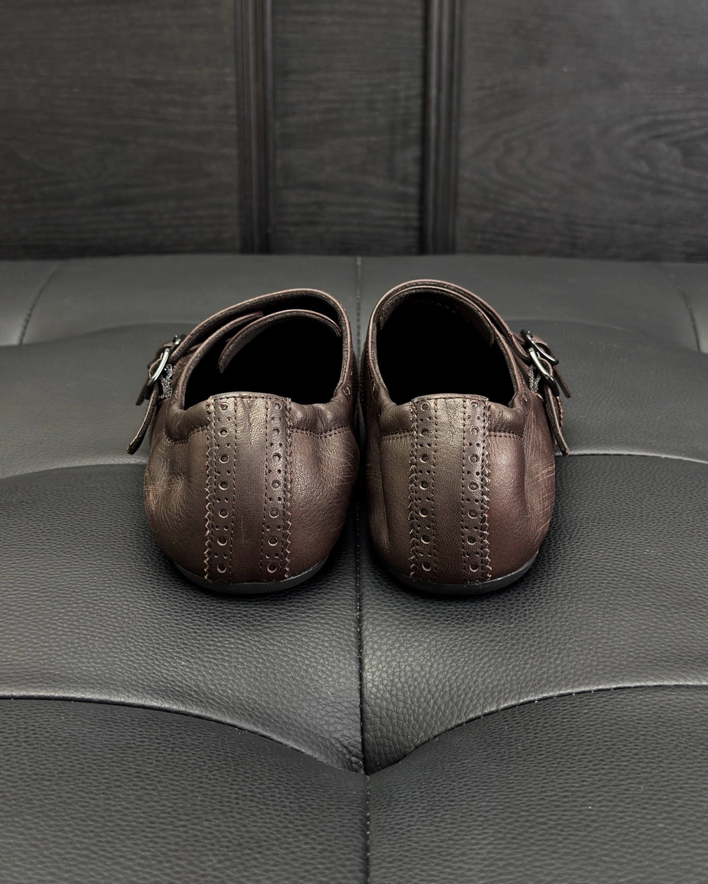 Brown and Black Shoes