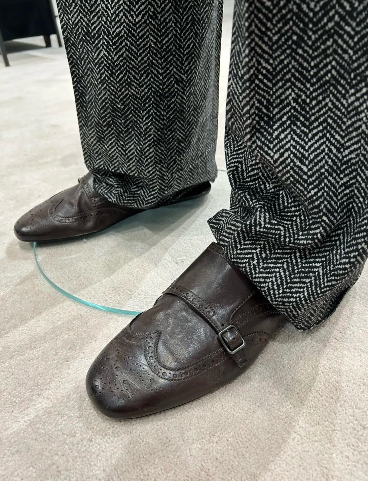 Brown and Black Shoes