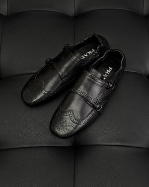 Dark brown and Black Shoes