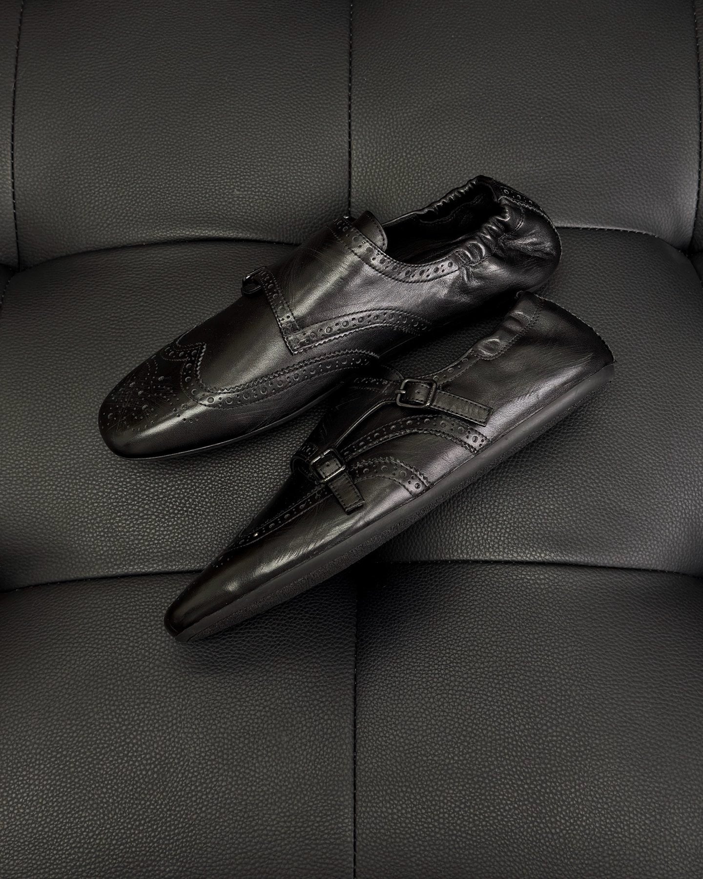 Brown and Black Shoes