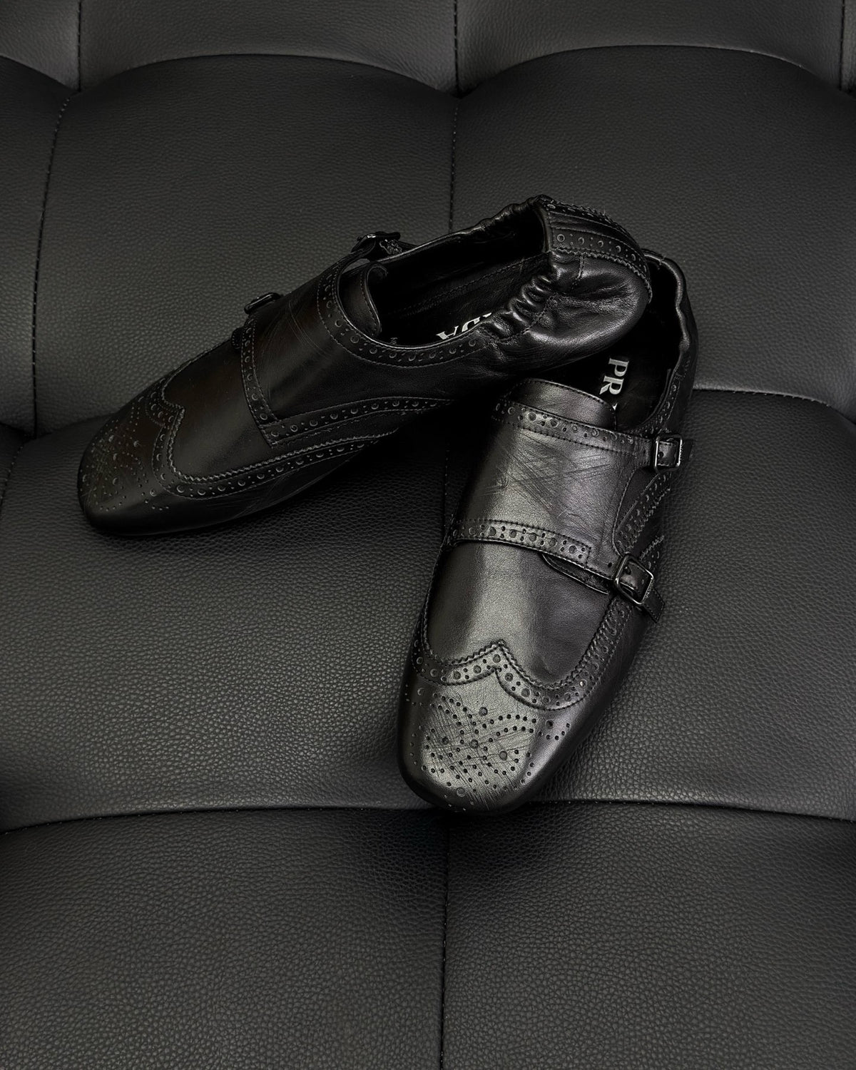Dark brown and Black Shoes