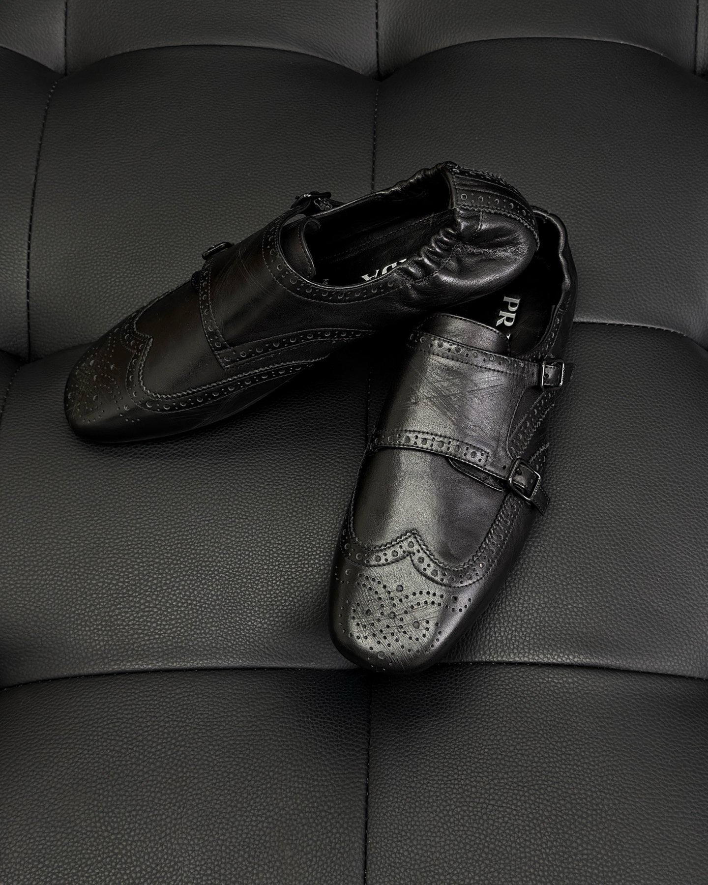 Brown and Black Shoes