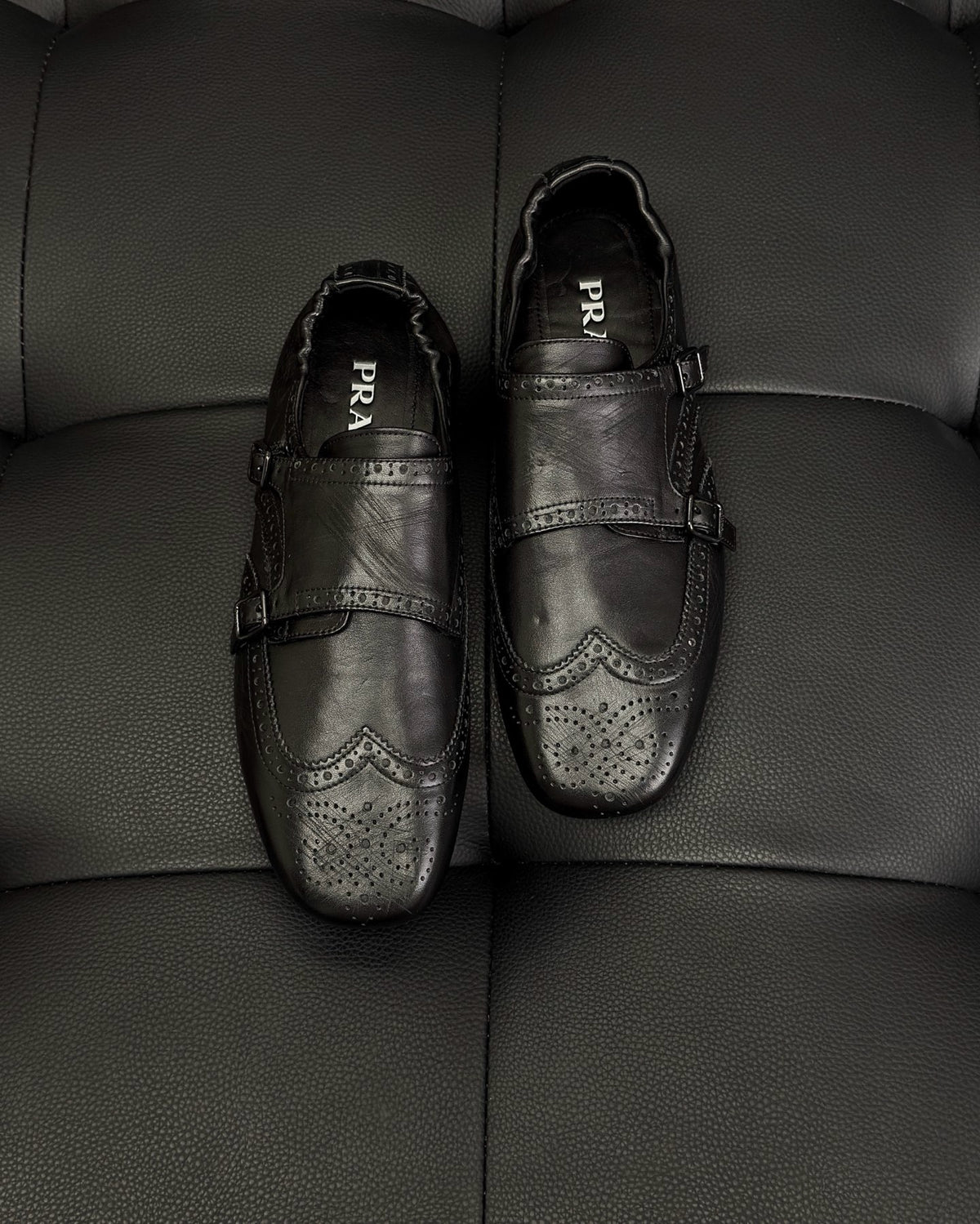 Dark brown and Black Shoes