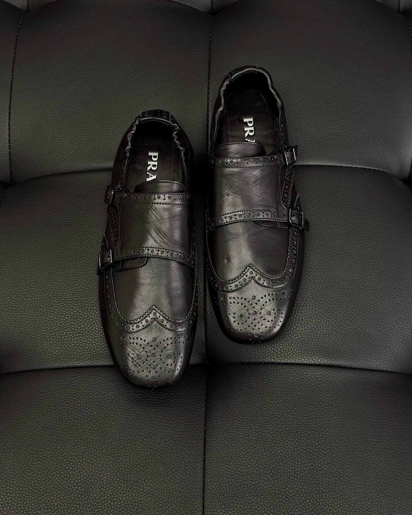 Brown and Black Shoes