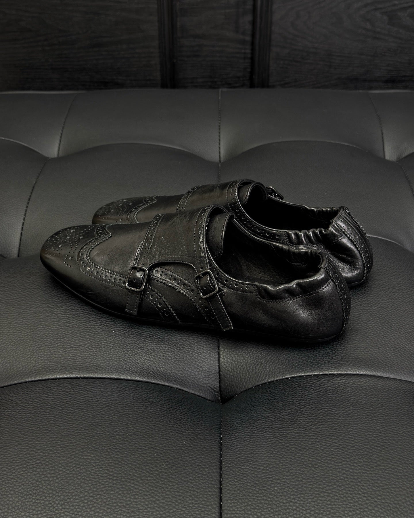 Brown and Black Shoes