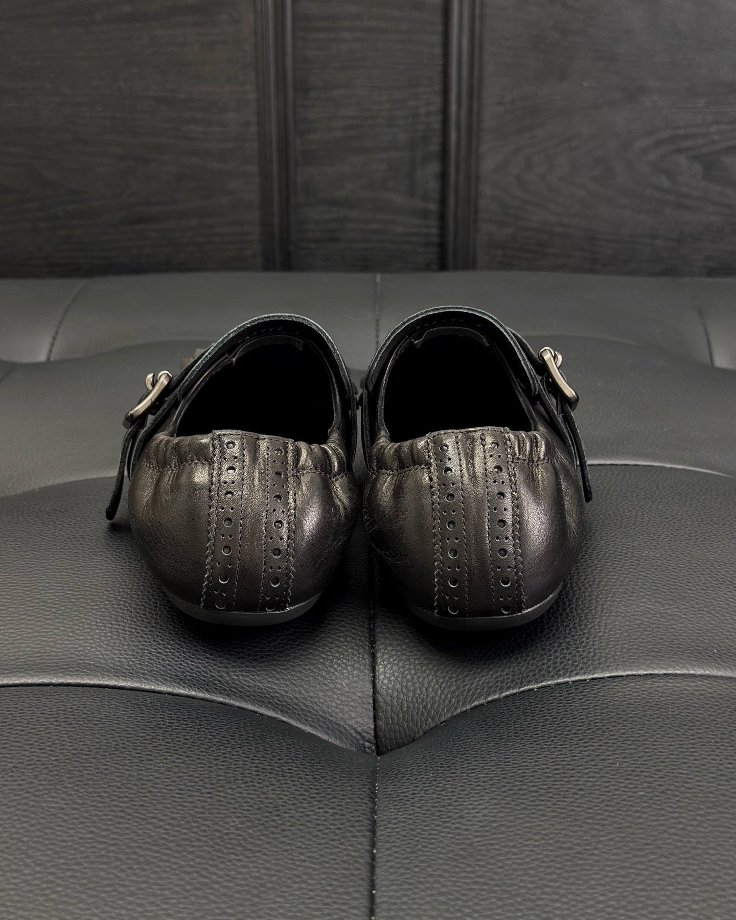 Dark brown and Brown Shoes