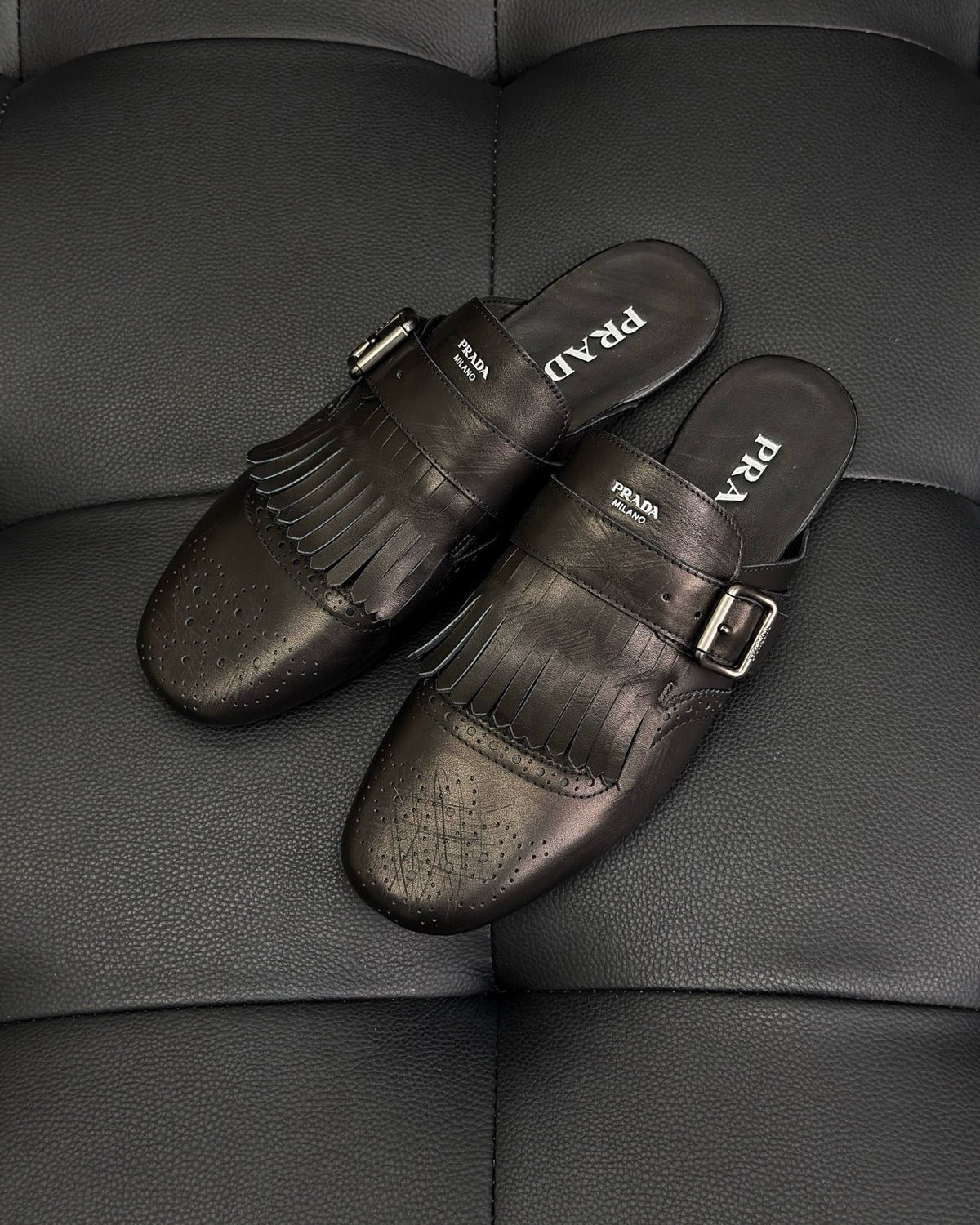 Black and Dark brown Shoes - FashionHype.xyz