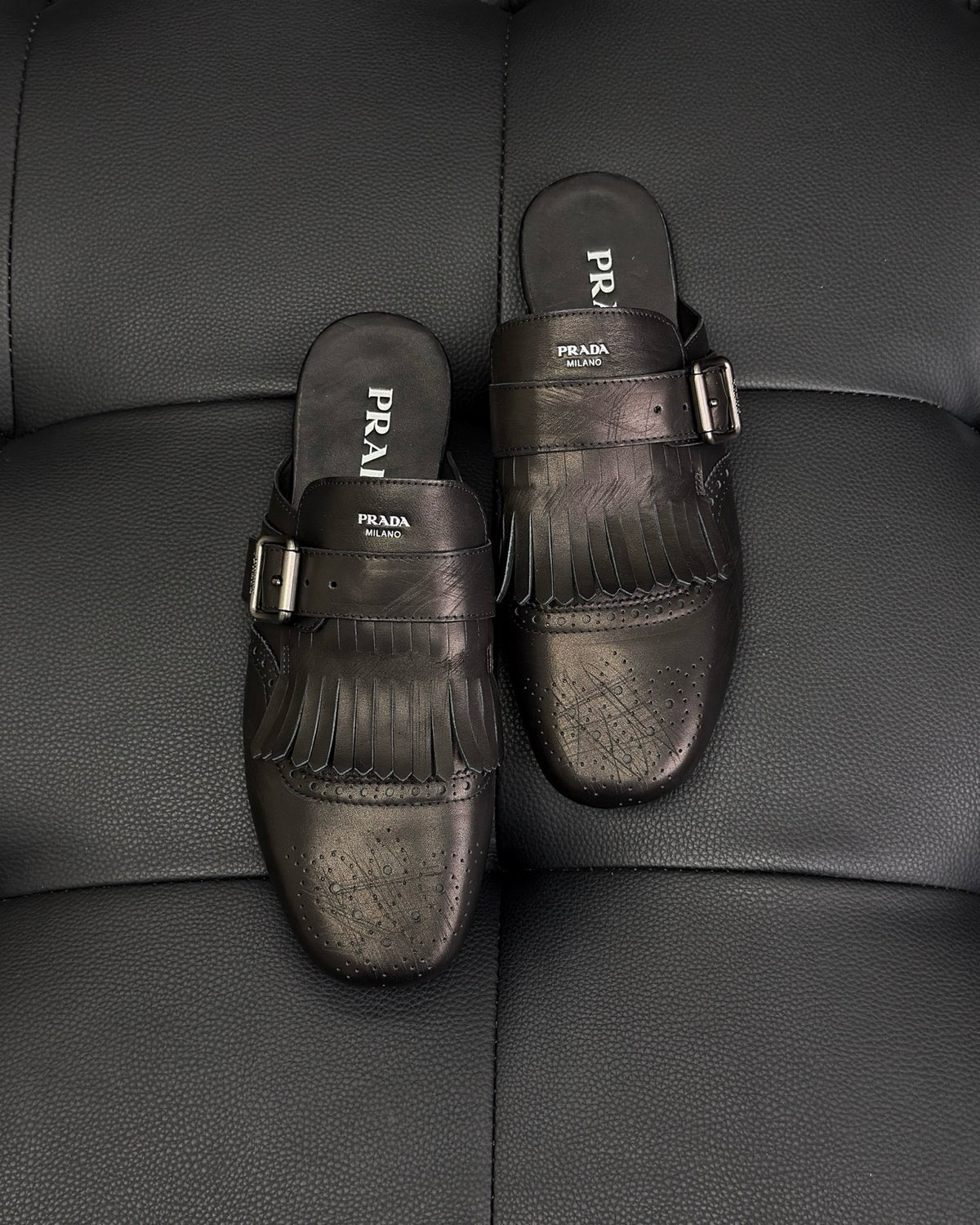 Black and Dark brown Shoes - FashionHype.xyz