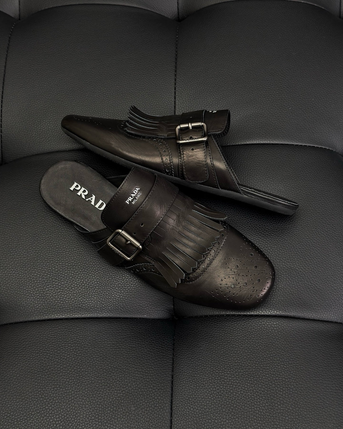 Black and Dark brown Shoes - FashionHype.xyz