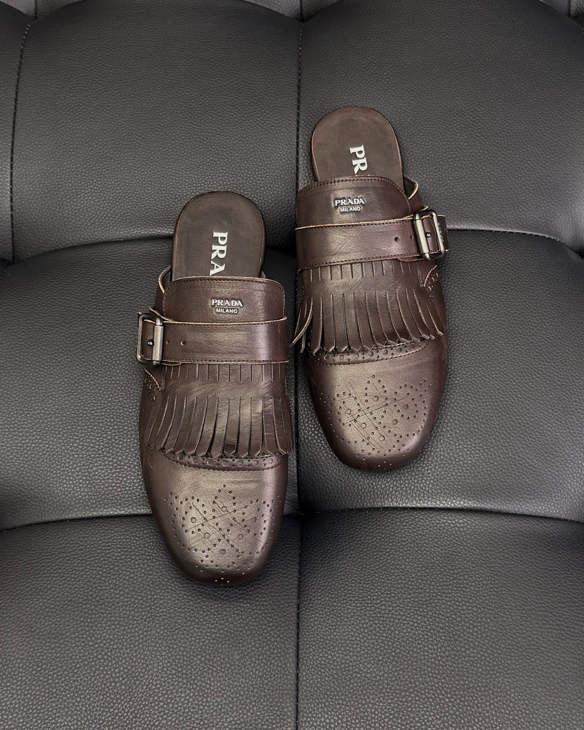 Black and Dark brown Shoes - FashionHype.xyz