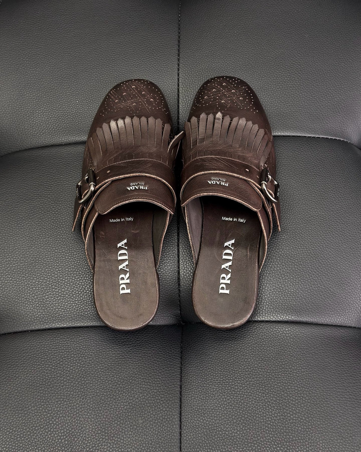 Black and Dark brown Shoes - FashionHype.xyz