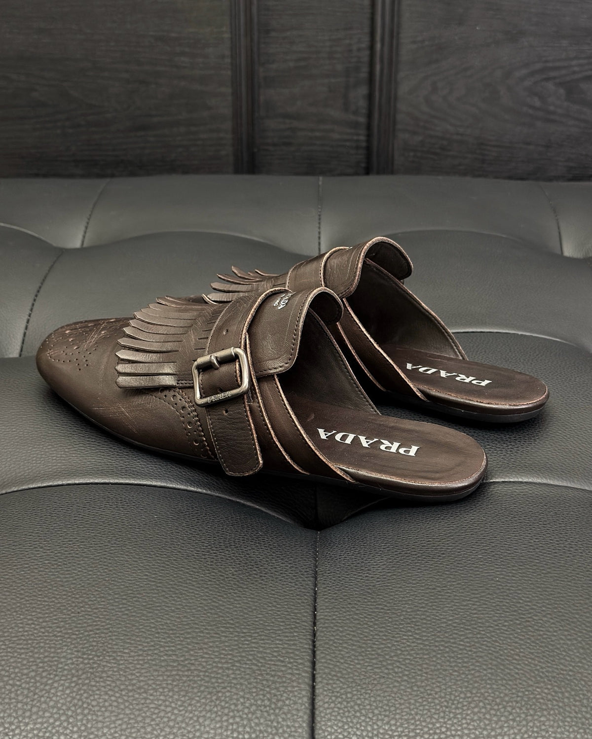 Black and Dark brown Shoes - FashionHype.xyz