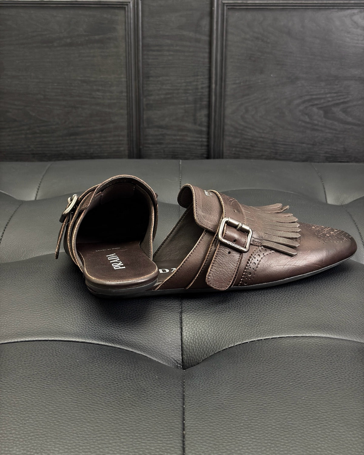 Black and Dark brown Shoes - FashionHype.xyz