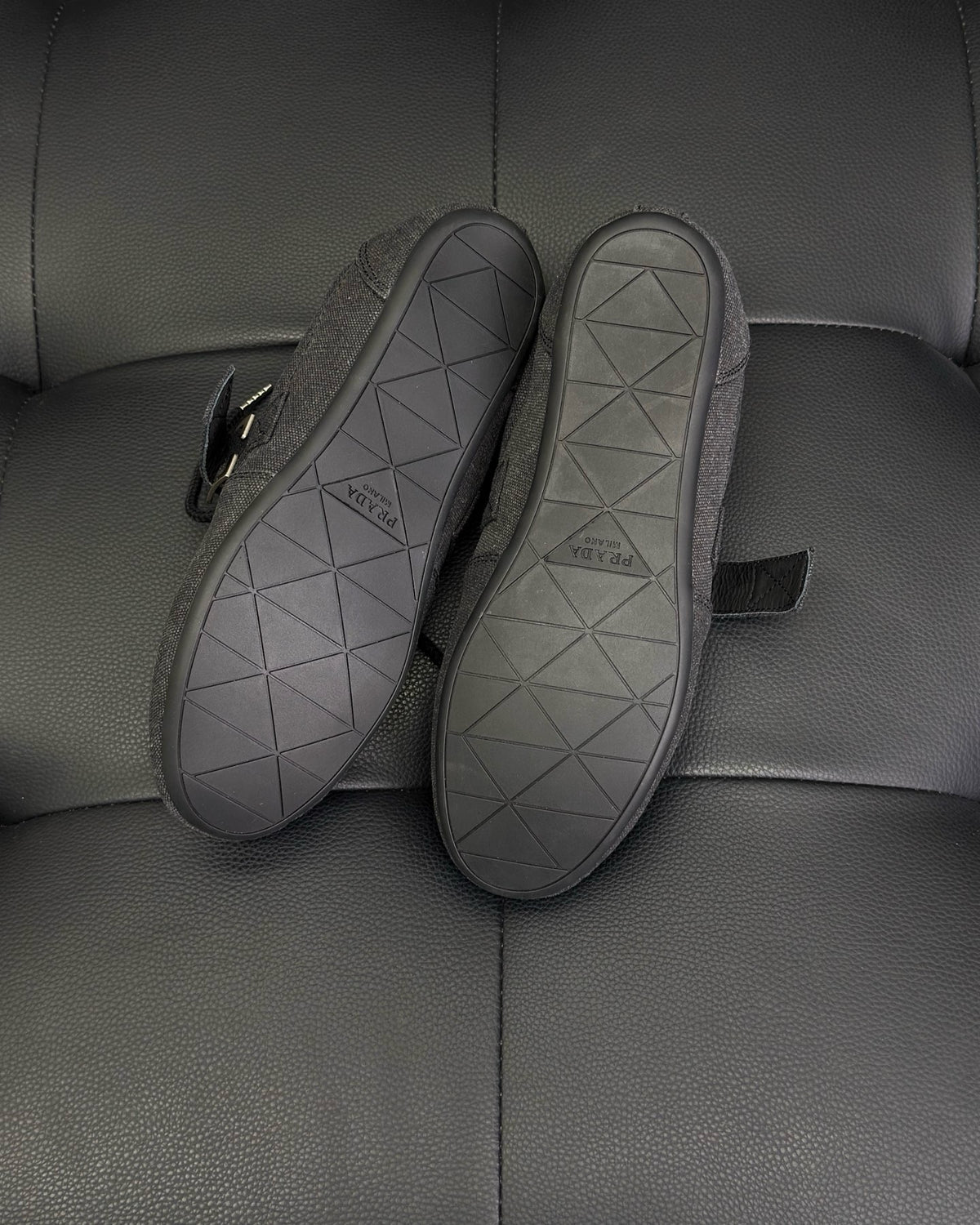 Dark grey and Light Brown Shoes