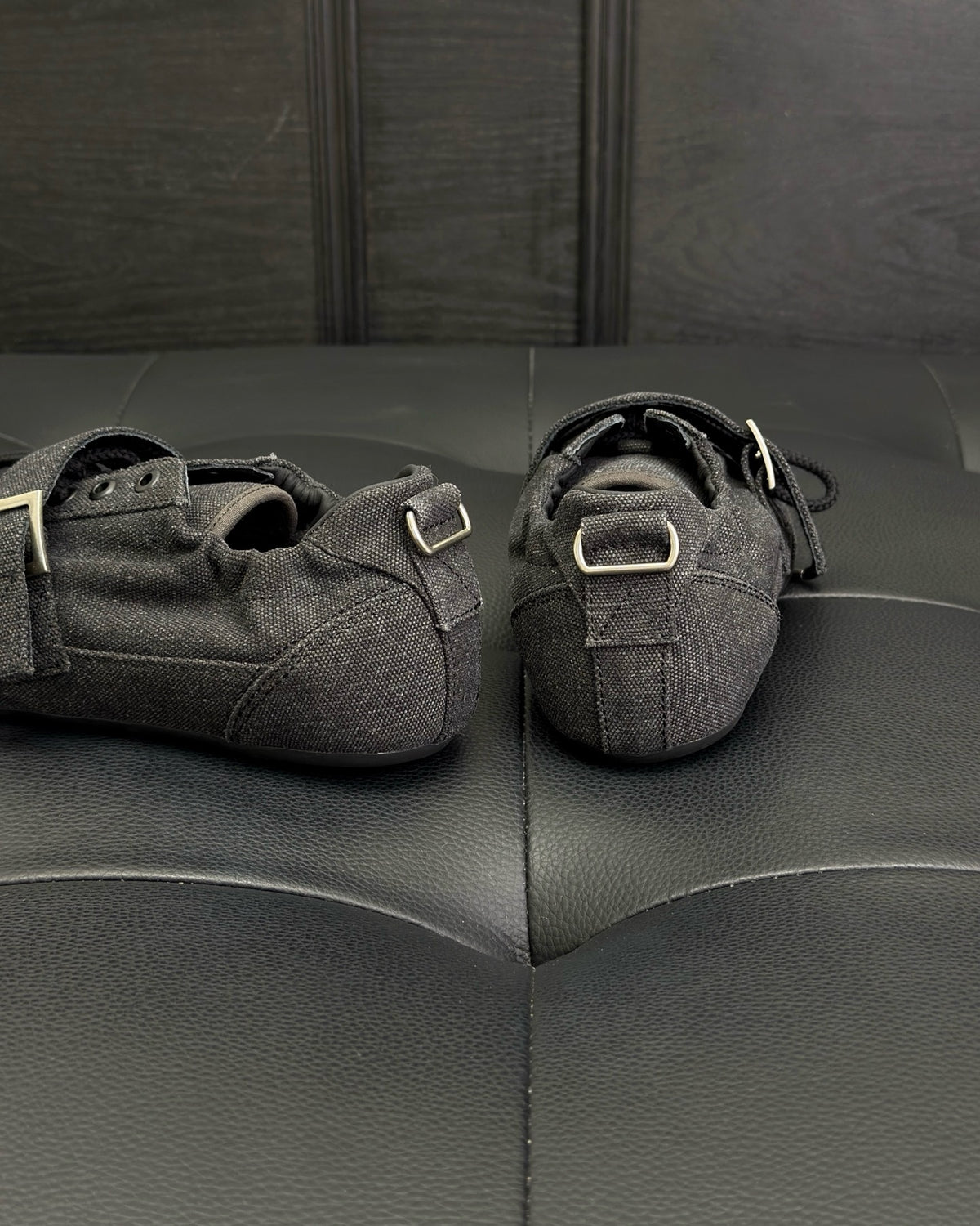 Dark grey and Light Brown Shoes