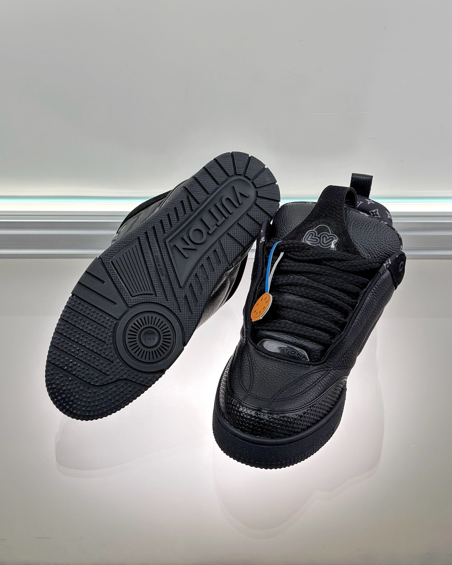 Black and Grey Shoes