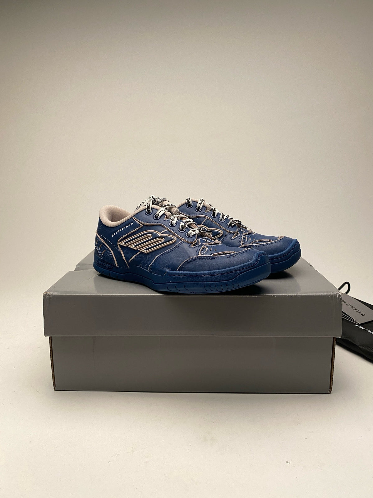 Blue and Pink Shoes
