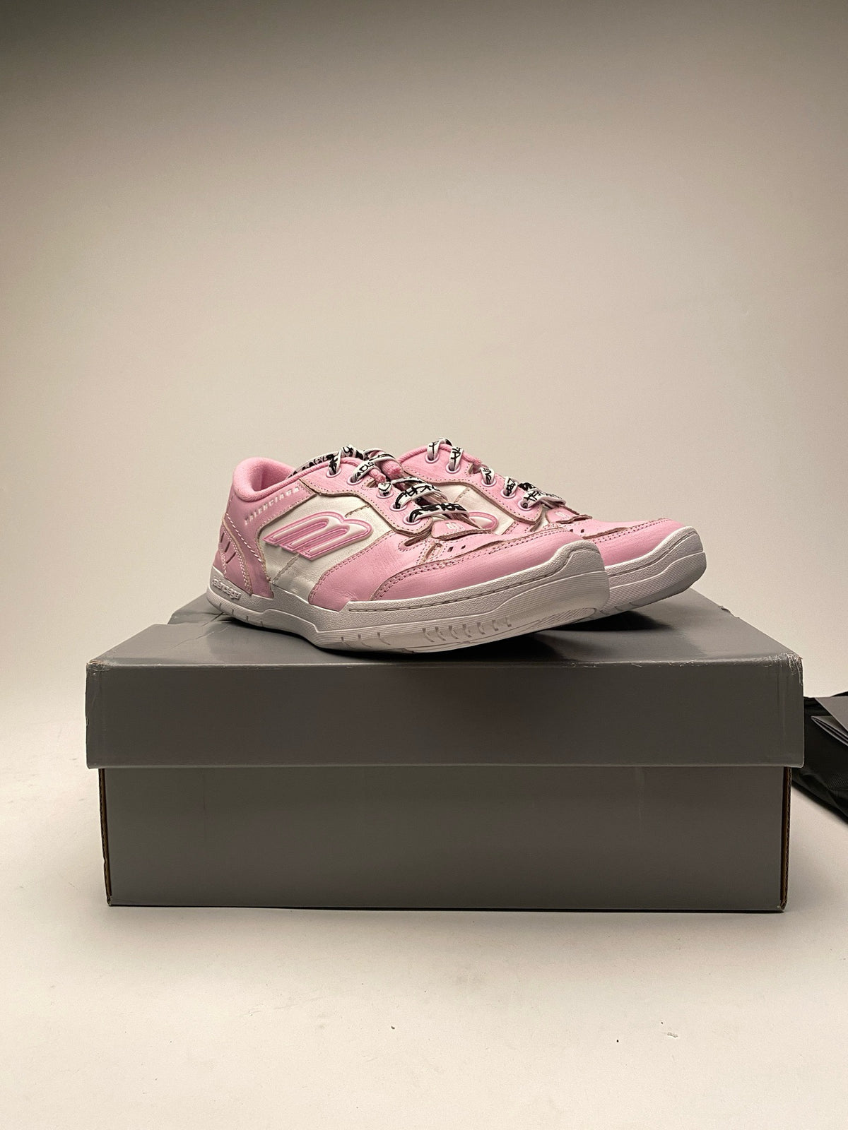 Blue and Pink Shoes