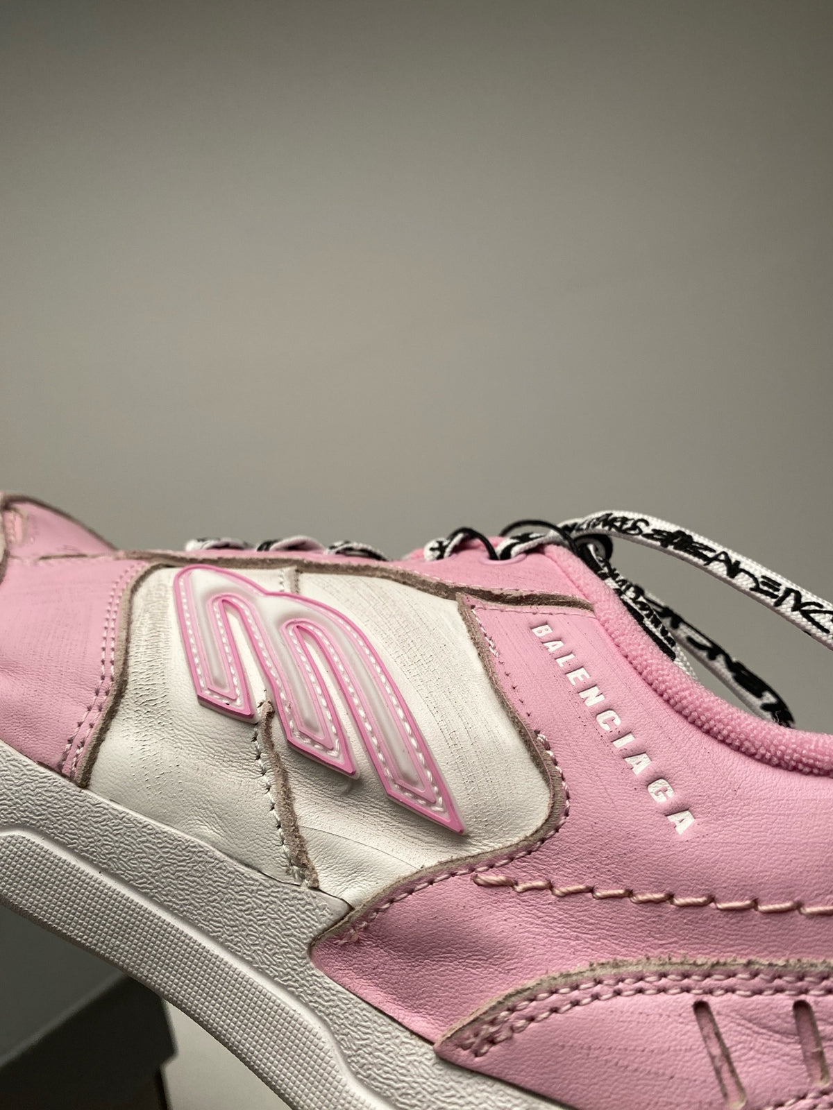 Blue and Pink Shoes