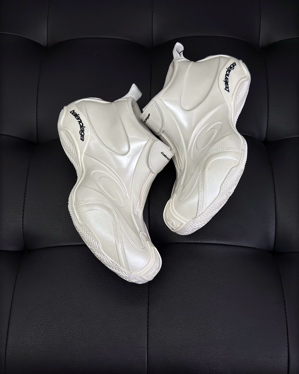 White and Black white Shoes