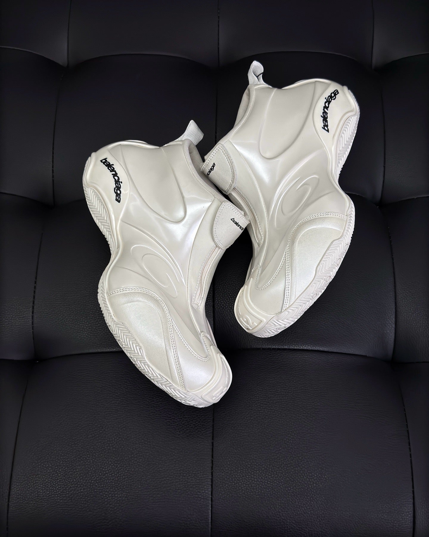 Black and White grey Shoes